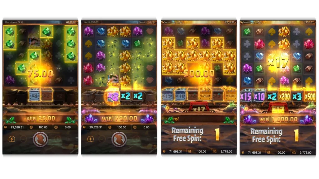 รีวิวเกม Gemstones Gold
