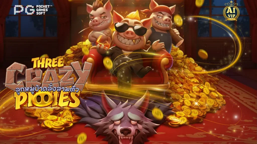 รีวิวเกม Three Crazy Piggies