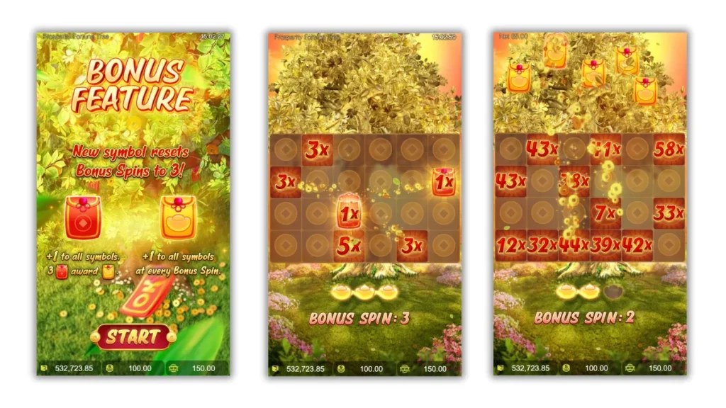 วิวเกม Prosperity Fortune Tree
