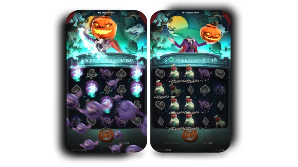 รีวิวเกม Mr.Hallow-Jackpot